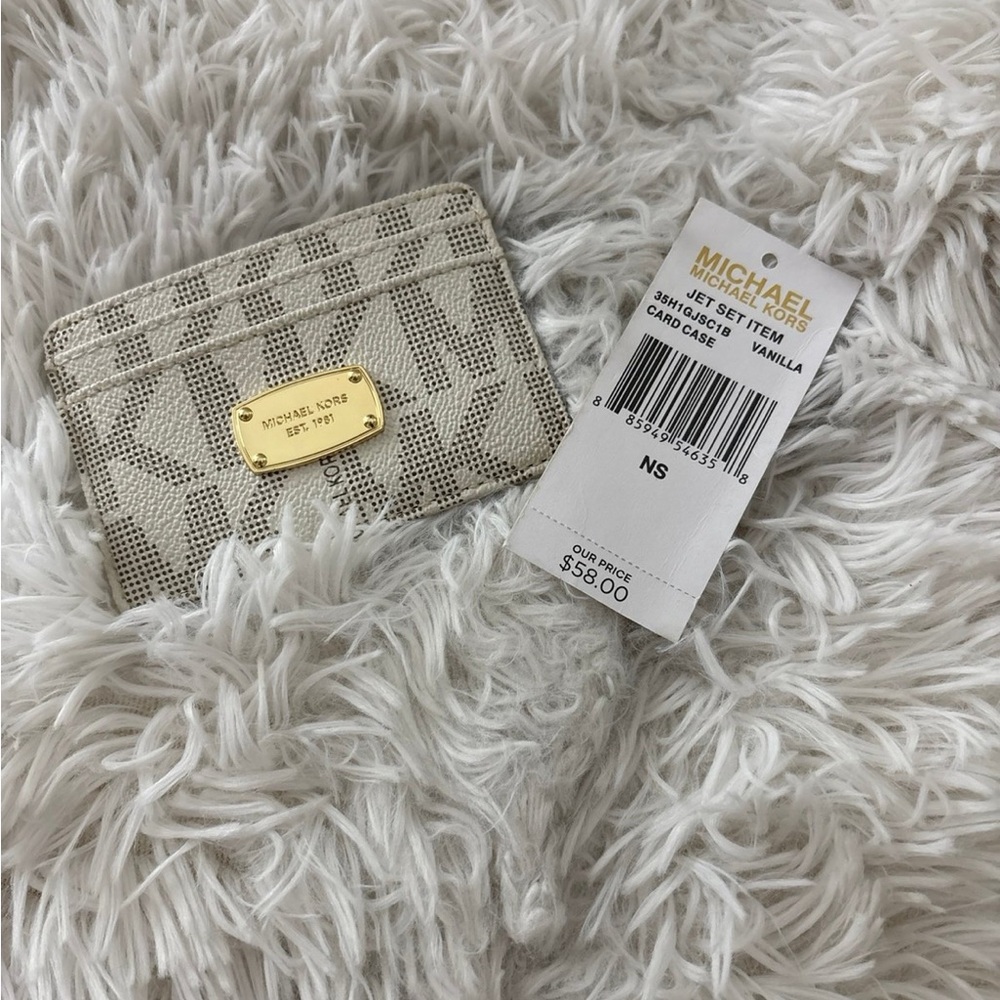 Brand New Michael Kors Credit Card Case – Vanilla | With Tags